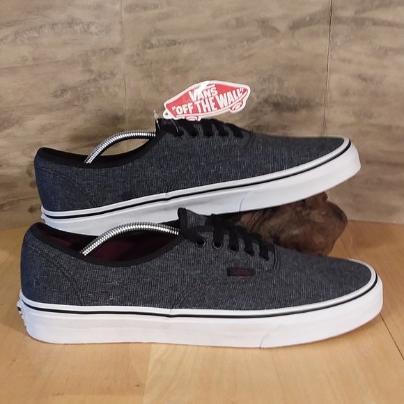 Vans Other - VANS OFF THE WALL Black/ White Woven Checked Canvas NWT